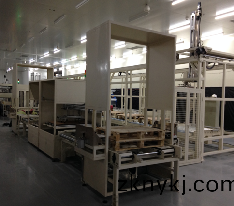 電子産(chan)品碼垜包裝(zhuang)裝箱(xiang)生(sheng)産線